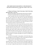 TÀI LIỆU THAM KHẢO   CHUYÊN đề KINH tế CHÍNH TRỊ SAU đại HỌC, PHÁT TRIỂN KINH tế THỊ TRƯỜNG VÀ THỂ CHẾ KINH tế THỊ TRƯỜNG ĐỊNH HƯỚNG XÃ hội CHỦ NGHĨA ở VIỆT NAM