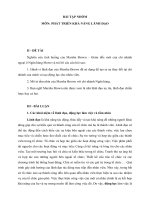 Các khái niệm về lãnh đạo, động lực làm việc và tầm nhìn