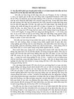 Quy Hoạch Phát Triển Cơ Sở Kinh Doanh Khí Dâu Mỏ Hoá Lỏng Tỉnh Đồng Nai Đến 2020