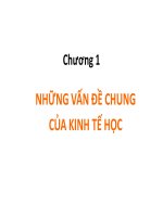 Bài giảng Kinh tế học Đại cương