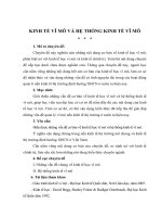 TÀI LIỆU THAM KHẢO   CHUYÊN đề KINH tế CHÍNH TRỊ SAU đại HỌC, KINH tế VĨ mô VÀ hệ THỐNG KINH tế VĨ mô