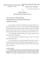 MÔ ĐUN THPT 18 PHƯƠNG PHÁP DẠY HỌC TÍCH CỰC