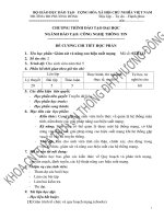 Đề cương chi tiết học phần Giám sát và nâng cao hiệu suất mạng (Đại học Phương Đông)