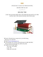 Vận dụng kiến thức liên môn để xử lí tình huống thực tiễn: Xử lí chấy thải rắn