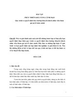 Quy trình ra quyết định theo hướng khuyến khích nhân viên tham gia tại tổ chức mình 