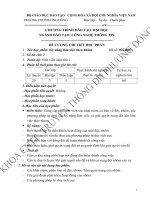 Đề cương chi tiết học phần Kĩ thuật làm việc nhóm (Đại học Phương Đông)