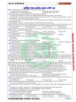 đề kiểm tra môn lý giữa học kì 2