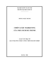 Chiến lược marketing của nhà sách hà thành 