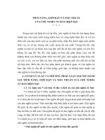 TÀI LIỆU THAM KHẢO   CHUYÊN đề KINH tế CHÍNH TRỊ, SAU ĐẠI HỌC, TIỀM NĂNG, GIỚI HẠN VÀ mâu THUẪN CỦA CHỦ NGHĨA tư BẢN