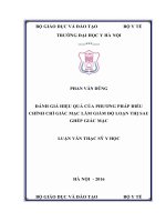 ĐÁNH GIÁ HIỆU QUẢ CỦA PHƯƠNG PHÁP ĐIỀU CHỈNH CHỈ GIÁC MẠC LÀM GIẢM ĐỘ LOẠN THỊ SAU GHÉP GIÁC MẠC