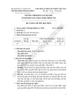 Đề cương chi tiết học phần Tích hợp dữ liệu XML (Trường đại học Phương Đông)