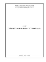 Đề Án Kiến Trúc Chính Quyền Điện Tử Tỉnh Bắc Ninh