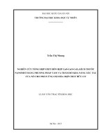 Nghiên cứu tổng hợp oxit hỗn hợp cao cuo ceo2 kích thước nanomet bằng phương pháp tẩm và thăm dò khả năng xúc tác của nó cho phản ứng oxi hóa hợp chất hữu cơ 