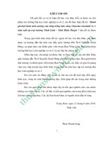 Đánh giá tình hình sinh trưởng của rừng trồng gáo vàng (nauclea orientalis l) 1 năm tuổi tại trại trường tánh linh – tỉnh bình thuận 