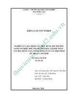 Nghiên cứu đặc điểm cấu trúc rừng kín thường xanh ẩm nhiệt đới, trạng thái IIIA1 tại khu bảo tồn thiên nhiên – văn hóa đồng nai làm cơ sở đề xuất các biện pháp kỹ thuật lâm sinh 