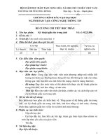 Đề cương chi tiết học phần Kỹ thuật giấu tin trong ảnh (Trường đại học Phương Đông)