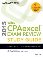 Wiley CPAexcel 2015 study guide financial accounting   whittington o ray 