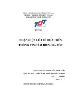 Nhận diện cử chỉ dựa trên thông tin cảm biến gia tốc