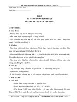 Bài giảng có tích hợp liên môn vật lý 7+ BVMT+ địa lý 6 bài 3 ứng dụng định luật truyền thẳng của ánh sáng 