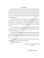 Nghiên cứu đặc điểm biến đổi một số thành phần môi trường khi chuyển rừng tự nhiên sang rừng trồng cao su ở bình phước 