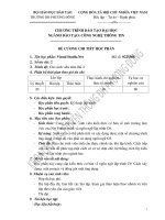 Đề cương chi tiết học phần Lập trình visual net (Trường đại học Phương Đông)