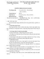 Chương trình đào tạo ngành Công nghệ sinh học (Trường đại học Phương Đông)