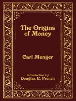 On the origins of money 
