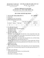 Đề cương chi tiết học phần Ngôn ngữ lập trình C (Trường đại học Phương Đông)