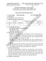 Đề cương chi tiết học phần Đồ hoạ vi tính (Trường đại học Phương Đông)