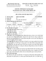 Đề cương chi tiết học phần Quản trị tài chính (Trường đại học Phương Đông)