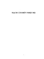 MẠCH cảm BIẾN NHIỆT độ dùng LM35