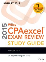 Wiley CPAexcel 2015 study guide regulation  whittington o ray 