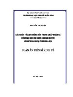 Quỹ đầu tư tín thác trong việc tạo vốn cho thị trường bất động sản tại Việt Nam (LA tiến sĩ)