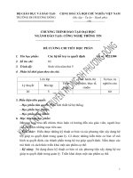 Đề cương chi tiết học phần Các hệ hỗ trợ ra quyết định (Trường đại học Phương Đông)