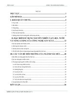 Ngành Công Nghệ Đúc Và Các Chất Thải Đặc Trưng Kèm Theo