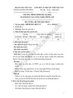 Đề cương chi tiết học phần Chính phủ điện tử (Trường đại học Phương Đông)