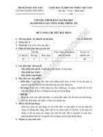 Đề cương chi tiết học phần Lý thuyết các hệ mật (Trường đại học Phương Đông)