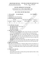 Đề cương chi tiết học phần An toàn thông tin (Trường đại học Phương Đông)