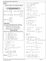 Chuyên đề phương trình, bất phương trình, hệ phương trình (Trường đại học Phương Đông)