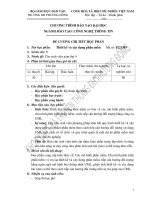 Đề cương chi tiết học phần Thiết kế và xây dựng phần mềm (Trường đại học Phương Đông)