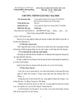 Chương trình đào tạo ngành Công nghệ kĩ thuật môi trường (Trường đại học Phương Đông)