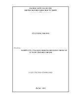Nghiên cứu, ứng dụng khoáng bentonit trong xử lý nước thải dệt nhuộm 