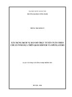 Xây dựng dịch vụ bản đồ trực tuyến tuân theo chuẩn WMS dựa trên QGIS server và openlayer 