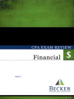 CPA becker financial exam review part 2 2014