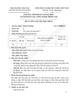 Đề cương chi tiết học phần Kinh tế lượng (Trường đại học Phương Đông)