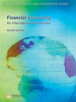 Financial accounting 2e an international introduction by david alexander and christopher nobes 