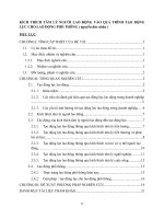 KÍCH THÍCH TÂM LÝ NGƯỜI LAO ĐỘNG VÀO QUÁ TRÌNH TẠO ĐỘNG LỰC CHO LAO ĐỘNG PHỔ THÔNG