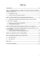 bài tập lớn DKS +Bộ điều khiển dòng điện: Xấp xỉ liên tục +Bộ điều khiển tốc độ: Gán điểm cực