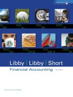 Financial accounting 6e by libby and short 