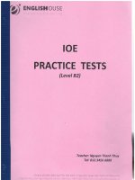 đề thi IOE PRACTICE TEST (b2)